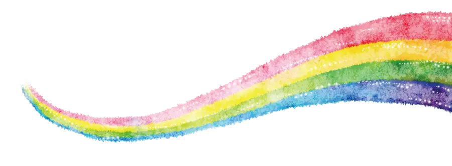 عکس رنگین کمان جالب با چهار رنگ PNG