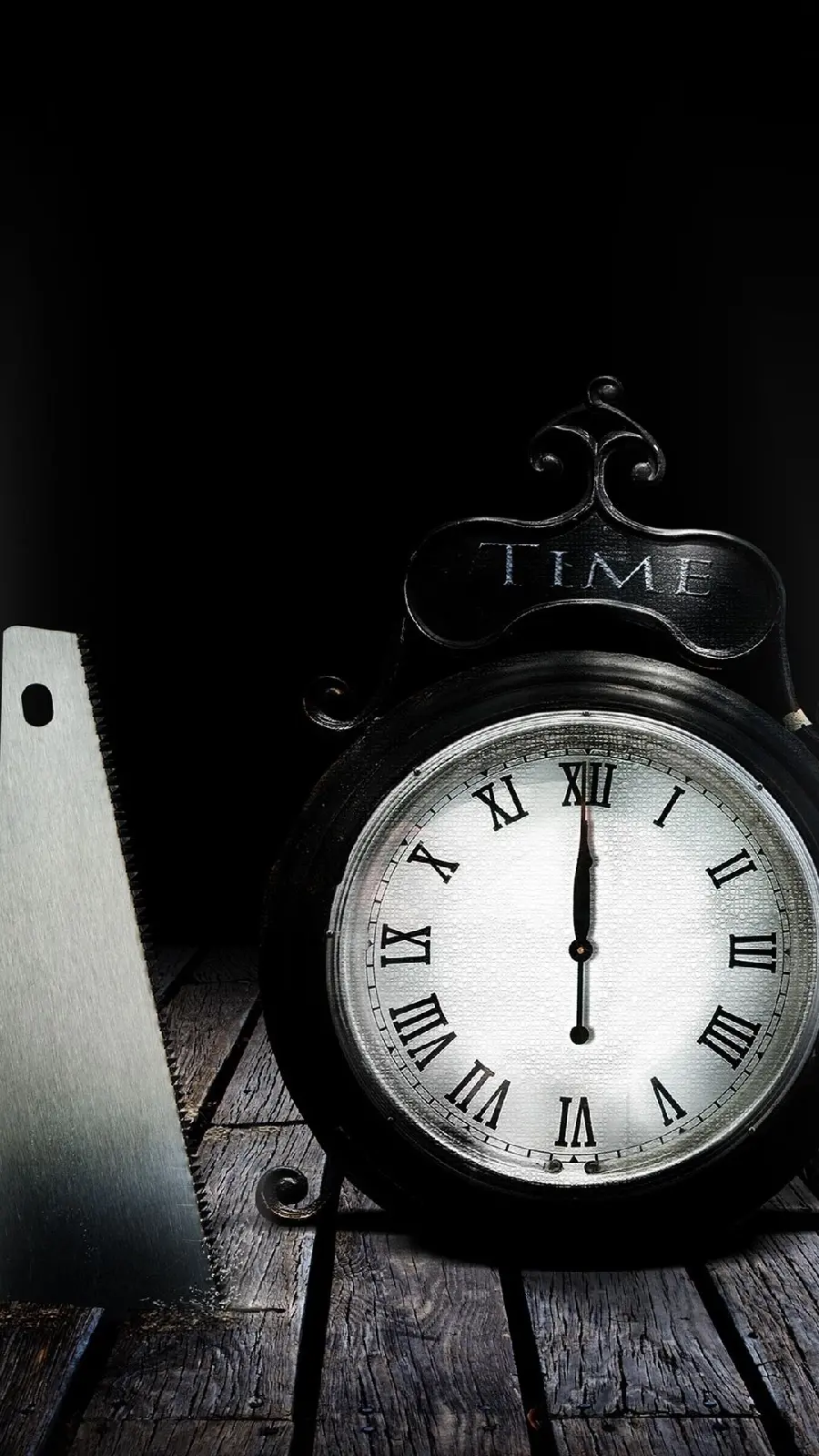 دانلود Background سیاه سفید ساعت برای گوشی