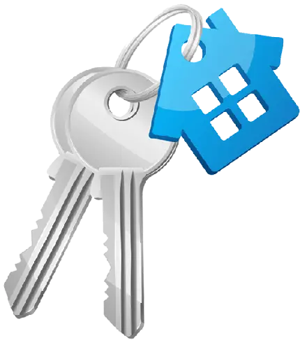 عکس کلید خونه به شکل نقاشی PNG