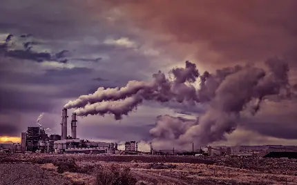 جدید ترین تصویر آلودگی های تولید شده توسط کارخانه ها برای اینستاگرام 