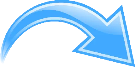 دانلود PNG Arrow فلش آبی رنگ به جهت جنوب شرقی