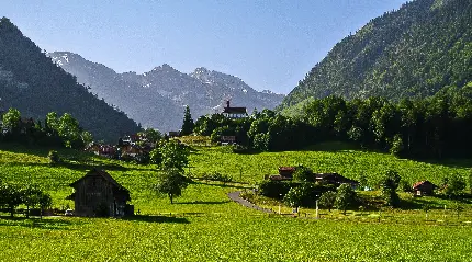 عکس 4K از طبیعت خوش آب و رنگ سوئیس