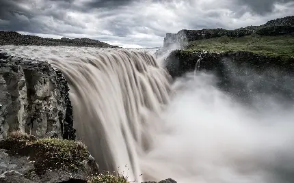 پس زمینه جالب توجه لپتاپ از طبیعت آبشار بزرگ با کیفیت full hd