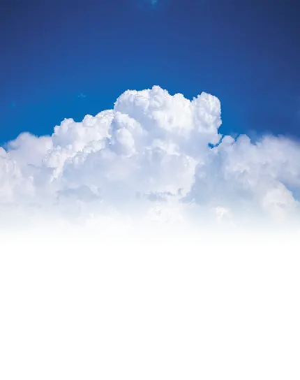 عکس ابر طبیعی با آسمان آبی