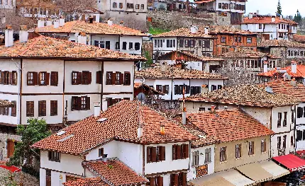 عکس ترکیه شهر پرجاذبه سافران بولو با خانه های آرامش دهنده