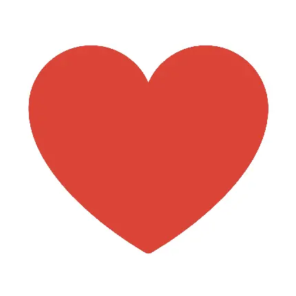 دانلود عکس ایموجی قلب قرمز با فرمت PNG