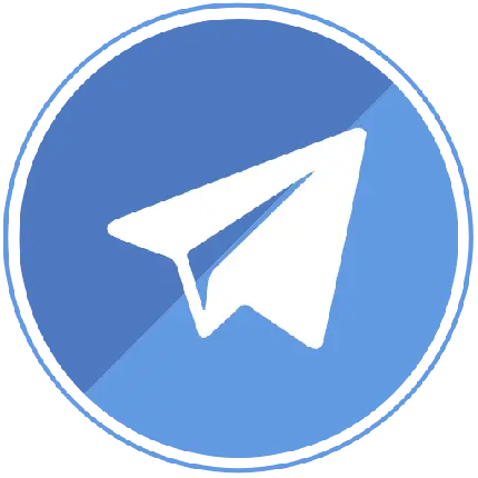 لوگو تلگرام بدون پس زمینه PNG برای طراحی