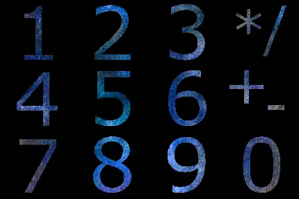 عکس عدد های ریاضی اکلیلی
