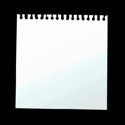 تکه کاغذ مربعی سفید با فرمت png