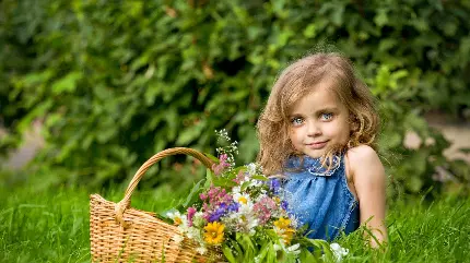 عکس دختر بچه زیبا و کوچولو با چشم های سبز و روشن