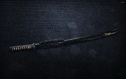 تصویر زمینه شمشیر نینجا با تزئین منحصر به فرد برای دسکتاپ