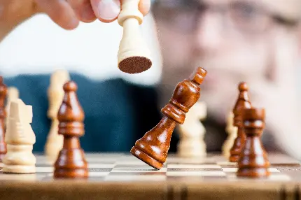 عکس موفقیت در بازی شطرنج حرفه ای با کیفیت فوق العاده