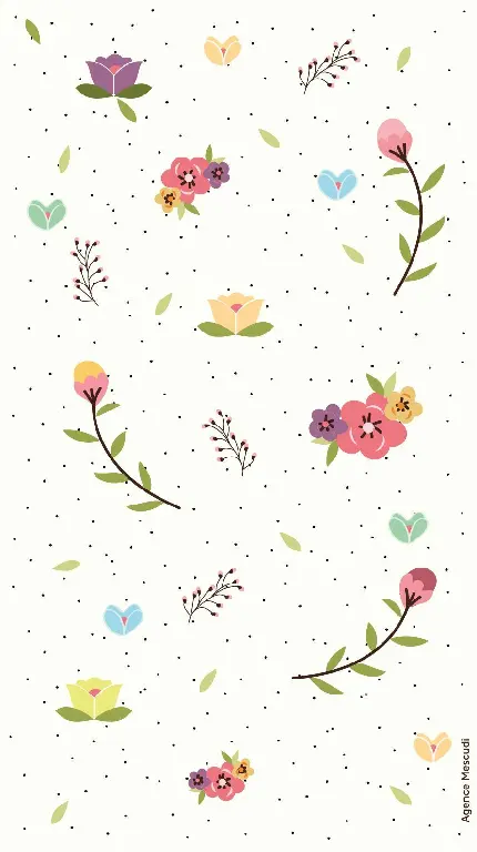 زیباترین Wallpaper دخترونه گوشی از گل های بهاری