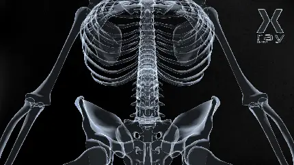 عکس برداری با اشعه ایکس از قفسه سینه و لگن انسان