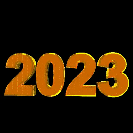 دانلود تصویر عدد 2023 PNG