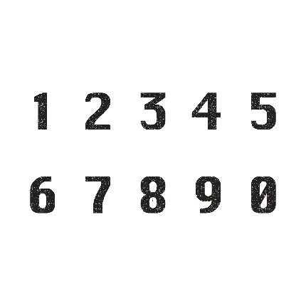 تصویر اعداد ریاضی برای چاپ