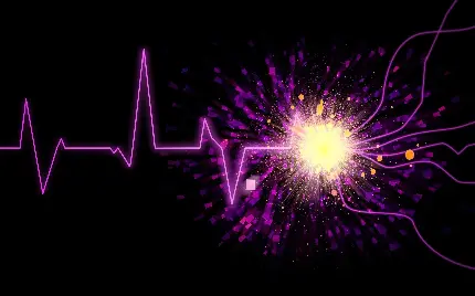 عکس علمی تخیلی جالب امواج صوتی که از قلب به گوش می رسد