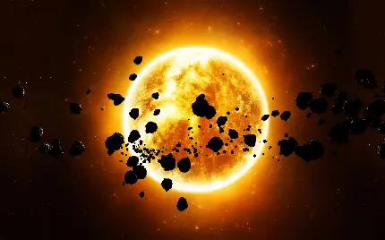 تصویر استثنائی خورشید از زاویه کمربند اصلی سیارک ها