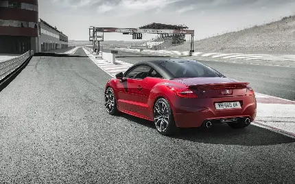 چاپ پوستر عکس ماشین پژو rcz آر سی زد در جاده