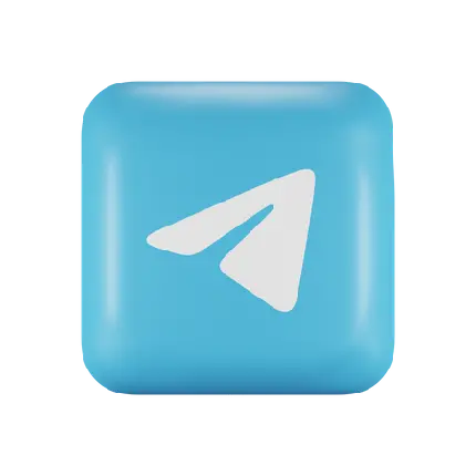 عکس آرم و لوگو قدیمی تلگرام 3D بدون پس زمینه