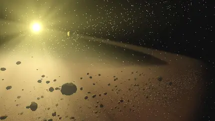 والپیپر فوق العاده باکیفیت از کمربند سیارکی برای کامپیوتر