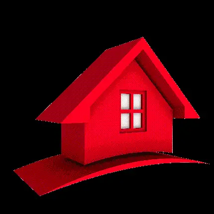 چاپ پوستر عکس رایگان PNG خانه با تم قزمز