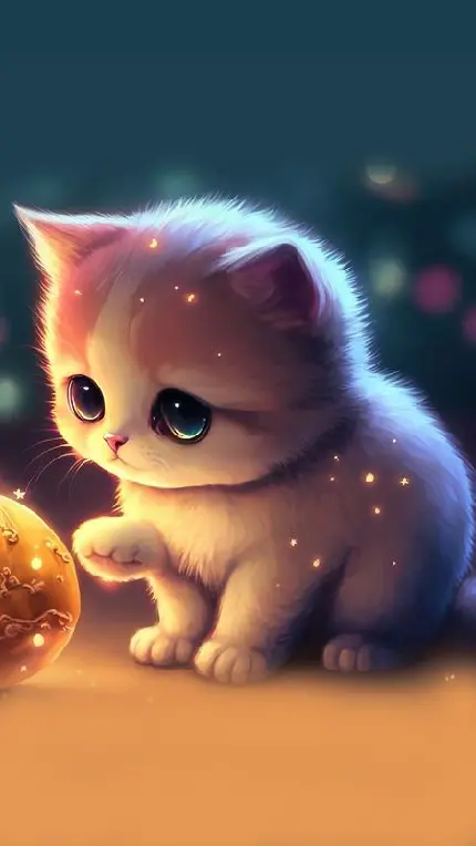 عکس گربه کیوت فانتزی