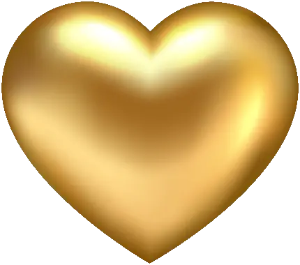 عکس PNG قلب طلایی زیبا و اشرافی برای پروفایل خاص اینستاگرام