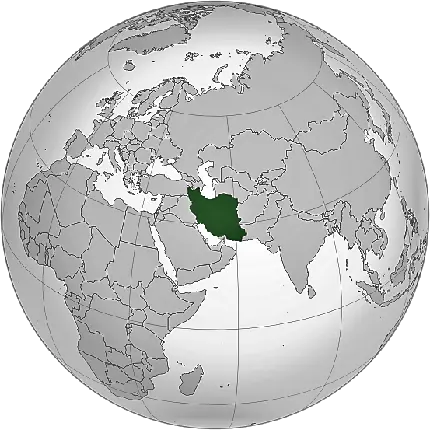 تصویر گرافیکی شاهکار از جایگاه ایران در کره زمین