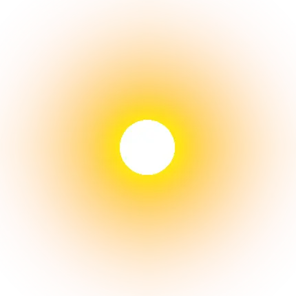دایره خورشید و اشعه نور آن با فرمت png و کیفیت خیلی بالا