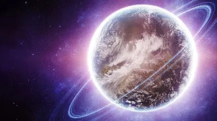 عکس قشنگ مدار دور سیاره برای تحقیق با فرمت JPG 