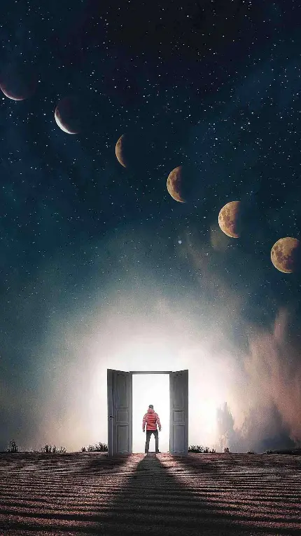 عکس آسمان شب برای پروفایل