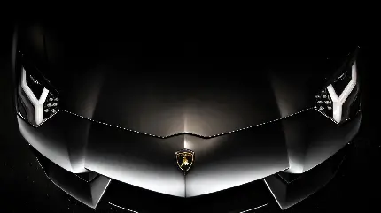 والپیپر زیبا از ماشین لامبورگینی مشکی