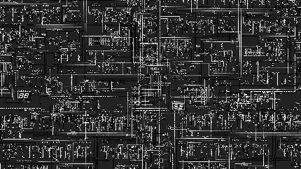 عکس سیاه سفید Full HD با طرح علوم کامپیوتر برای پاورپوینت 