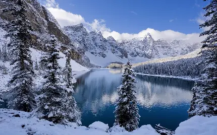 دانلود تصویر زمینه برای کامپیوتر زمستانی زیبا 8k