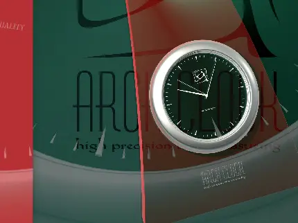 تصویر زمینه باحال ساعت Arch clock برای کامپیوتر 