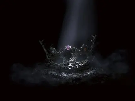 عکس تاج پادشاه غرق شده در اقیانوس برای پروفایل پسرونه ترسناک