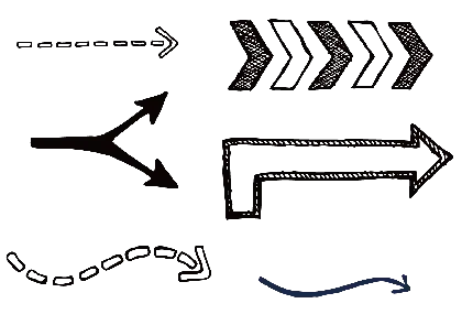 چاپ قاب موبایل و گوشی جدید ترین مجموعه فلش و پیکان سیاه بدون زمینه 