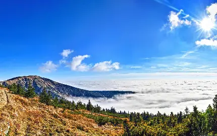 عکس زیبا ابرها در طبیعت چک