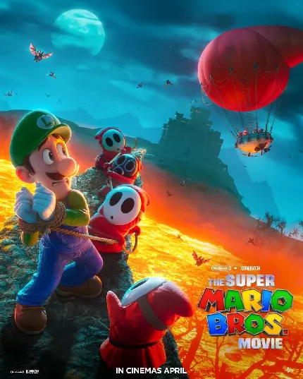 پوستر انیمیشن پرطرفدار Super Mario با کیفیت عالی برای چاپ