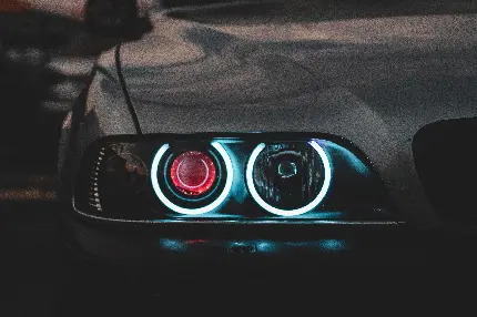 عکس چراغ های نئونی BMW