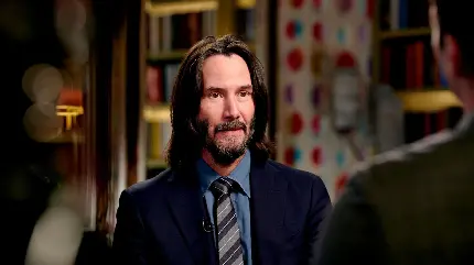 تصویر مصاحبه Keanu Reeves بازیگر کاراکتر جان ویک