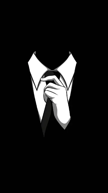 تصویر زمینه سیاه شیک و باکلاس برای گوشی مردان جنتلمن 