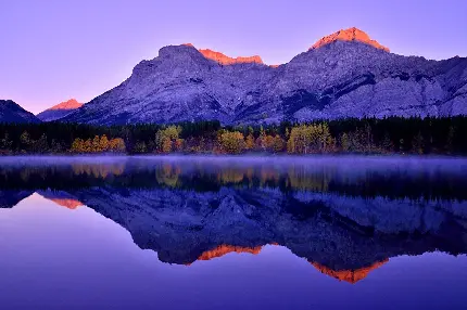 عکس دریاچه از طبیعت کانادا