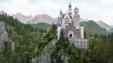 عکس کاخ زیبا در طبیعت جمهوری چک