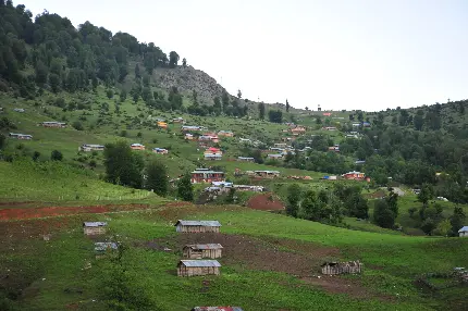 عکس مراتع سرسبز شمال ایران ماسال با کیفیت دوست داشتنی