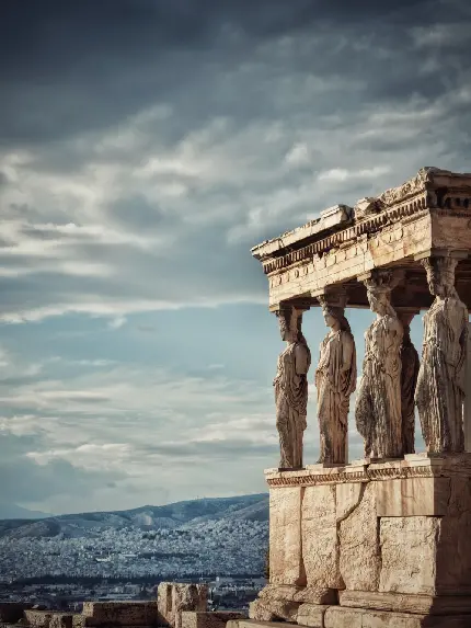 زیباترین والپیپر آکروپولیس شهر مرتفع یا صخره مقدس در یونان