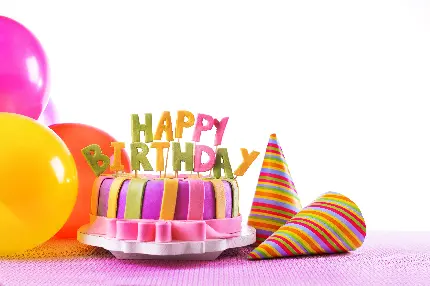 عکس تولد دخترانه با کیک رنگارنگ یک ایده خفن برای تم تولد