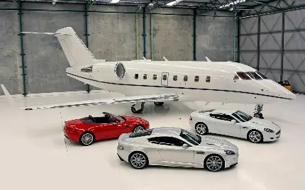 عکس ماشین ها و هواپیمای شخصی میلیون دلاری
