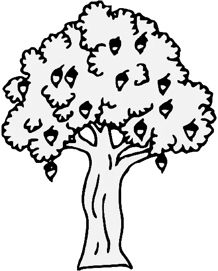 The Idea Of ​​Children Drawing Of Oak Tree